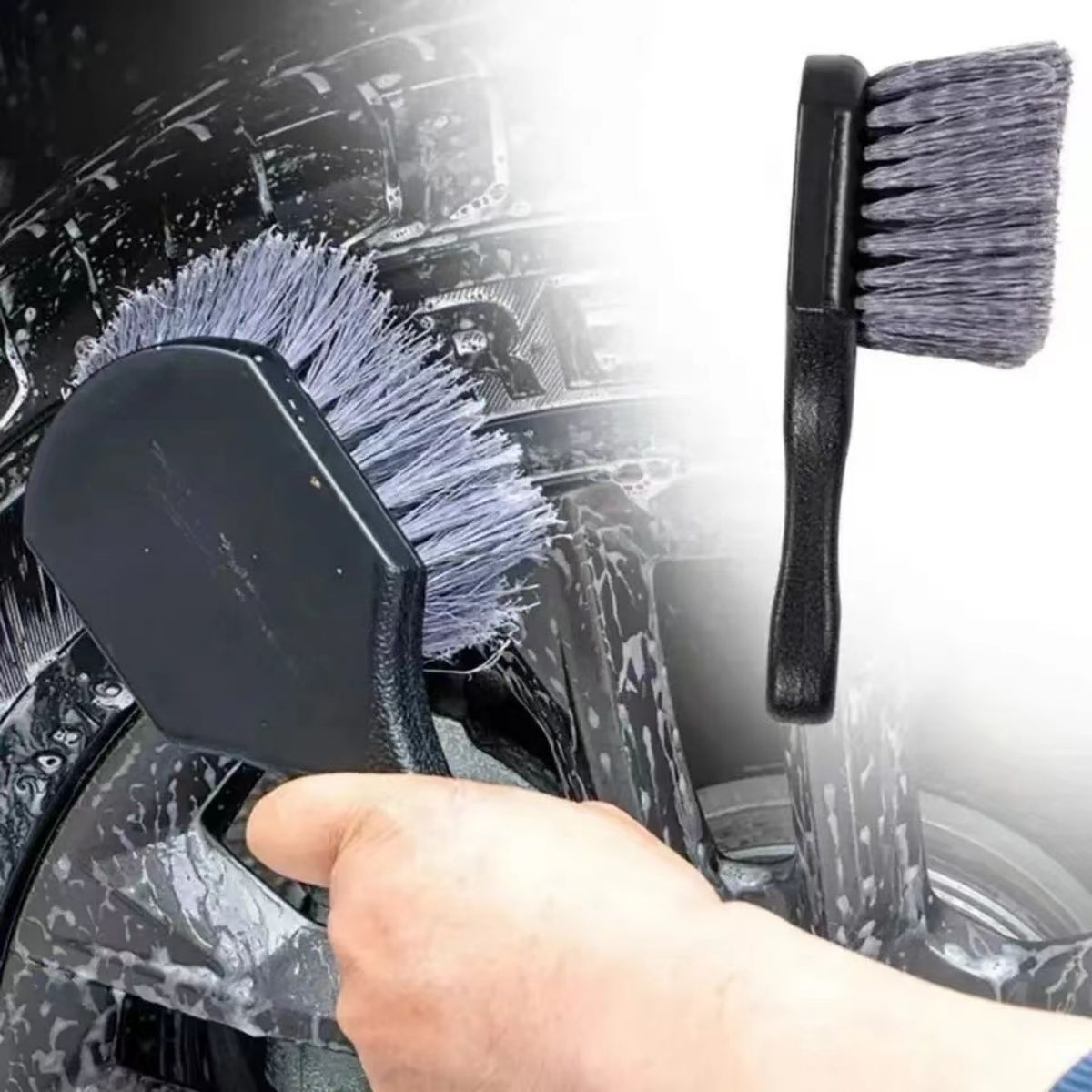 Car Cleaning Brush - Car Wheel Cleaning Brush Detail Brush
