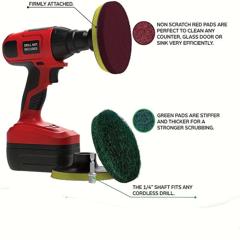 Car Electric Drill Brush Kit E - Car Cleaning Brush 评论和价格