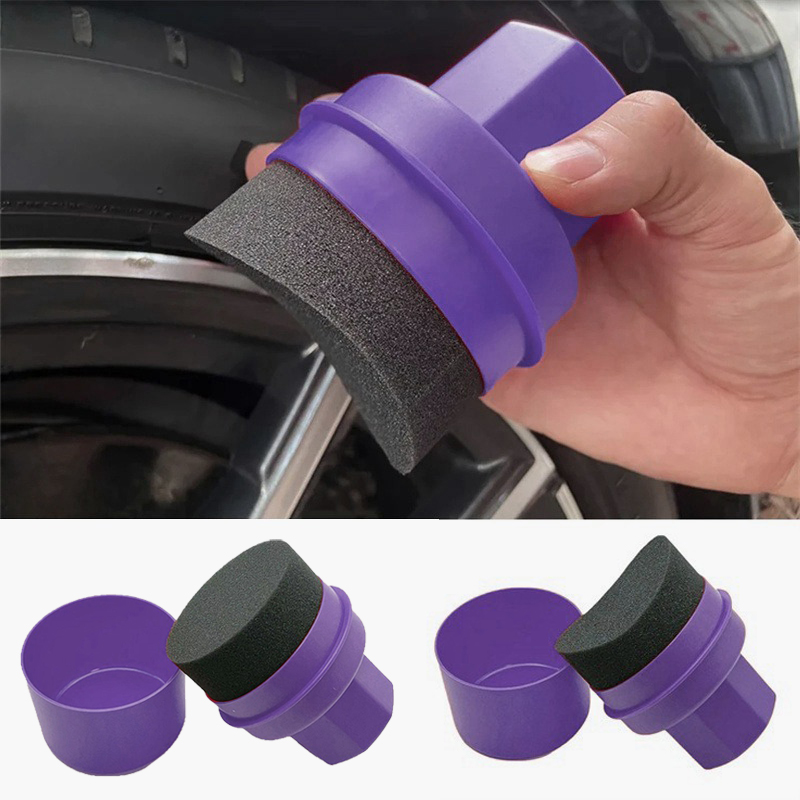 Curved Car Tire Waxing Sponge  - Wax Applicator Pad 评论和价格