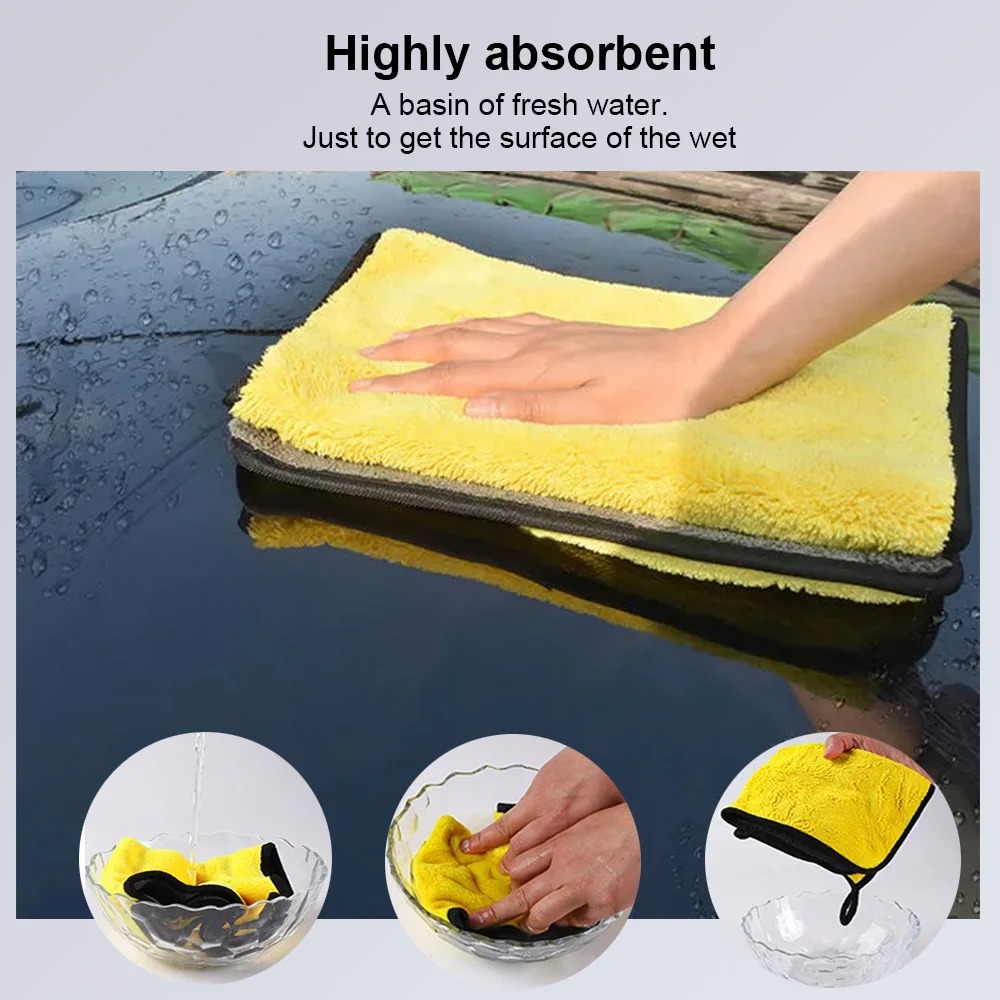 3/5/10Pcs Car Wash Microfiber  - Microfiber Towel Detailing 评论和价格