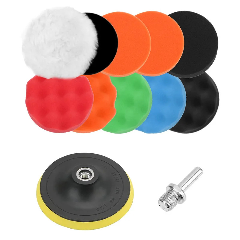 12Pcs/set Car Polishing Pad Pa - Polish Pad Set Buffer 评论和价格