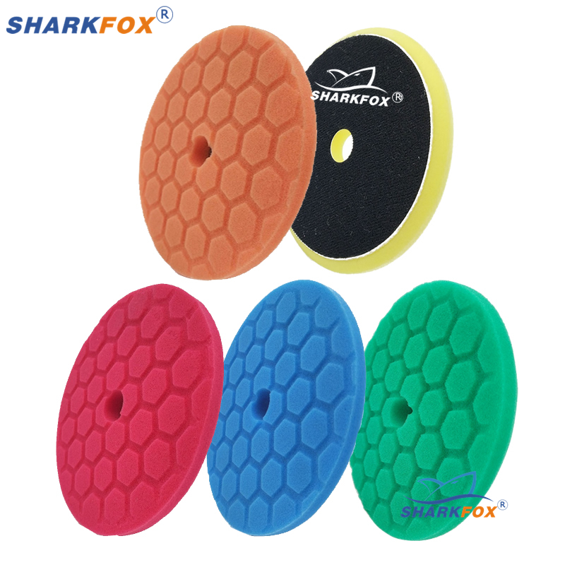 Sharkfox 5 pieces/set 5 Inch(1 - Polish Pad Set Buffer 评论和价格