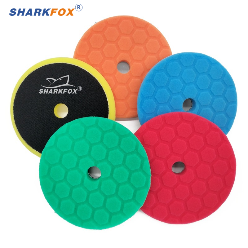 Sharkfox 5 pieces/set 5 Inch(1 - Polish Pad Set Buffer 评论和价格