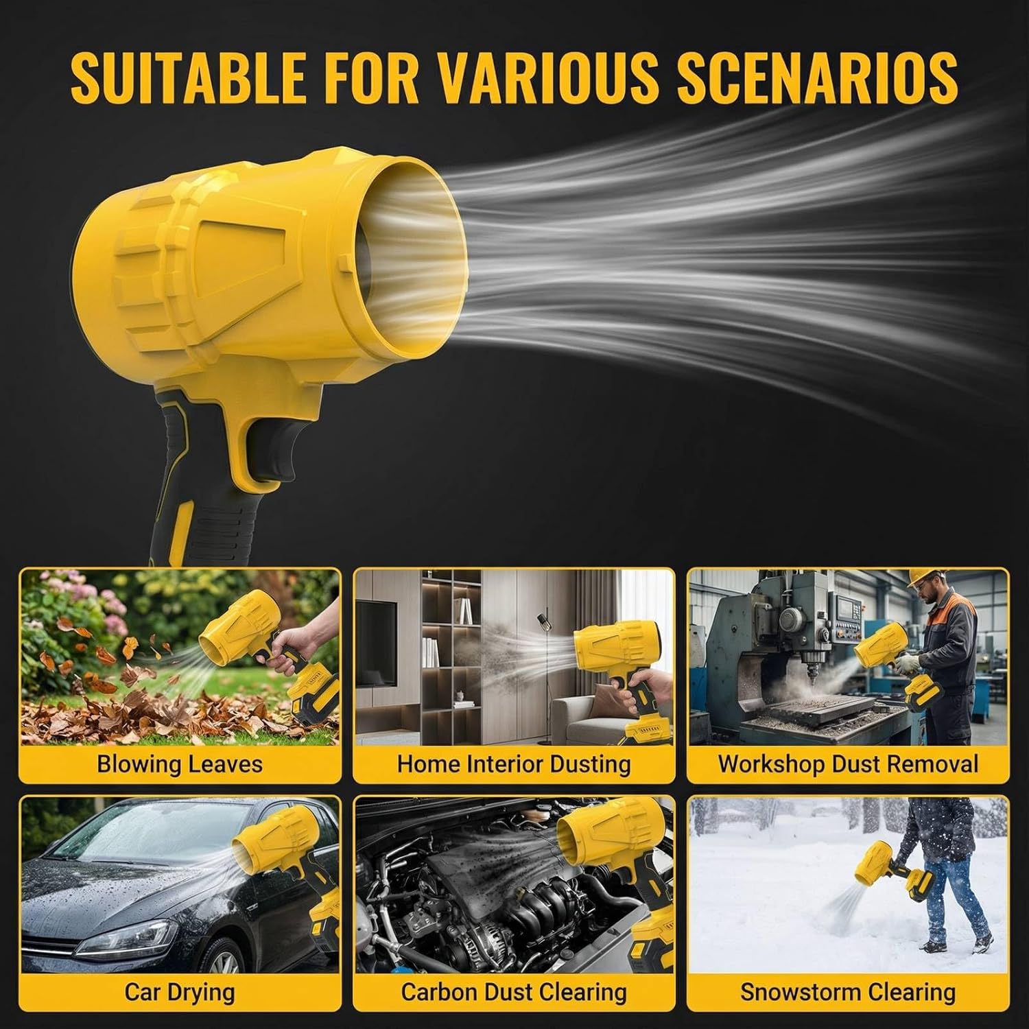Wireless Blower Brushless Turb - Dryer Car Blower 评论和价格