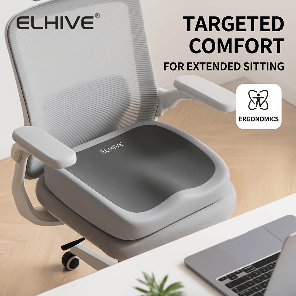 1Pc Ergonomic Memory Foam Seat - Seat Cleaner Fabric 评论和价格