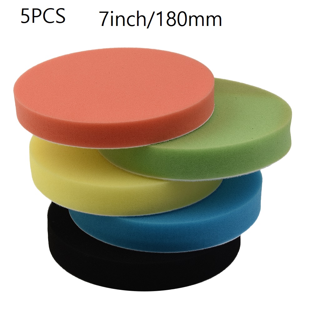 5 Pcs Sponge Polishing Pad 7In - Polish Pad Set Buffer 评论和价格
