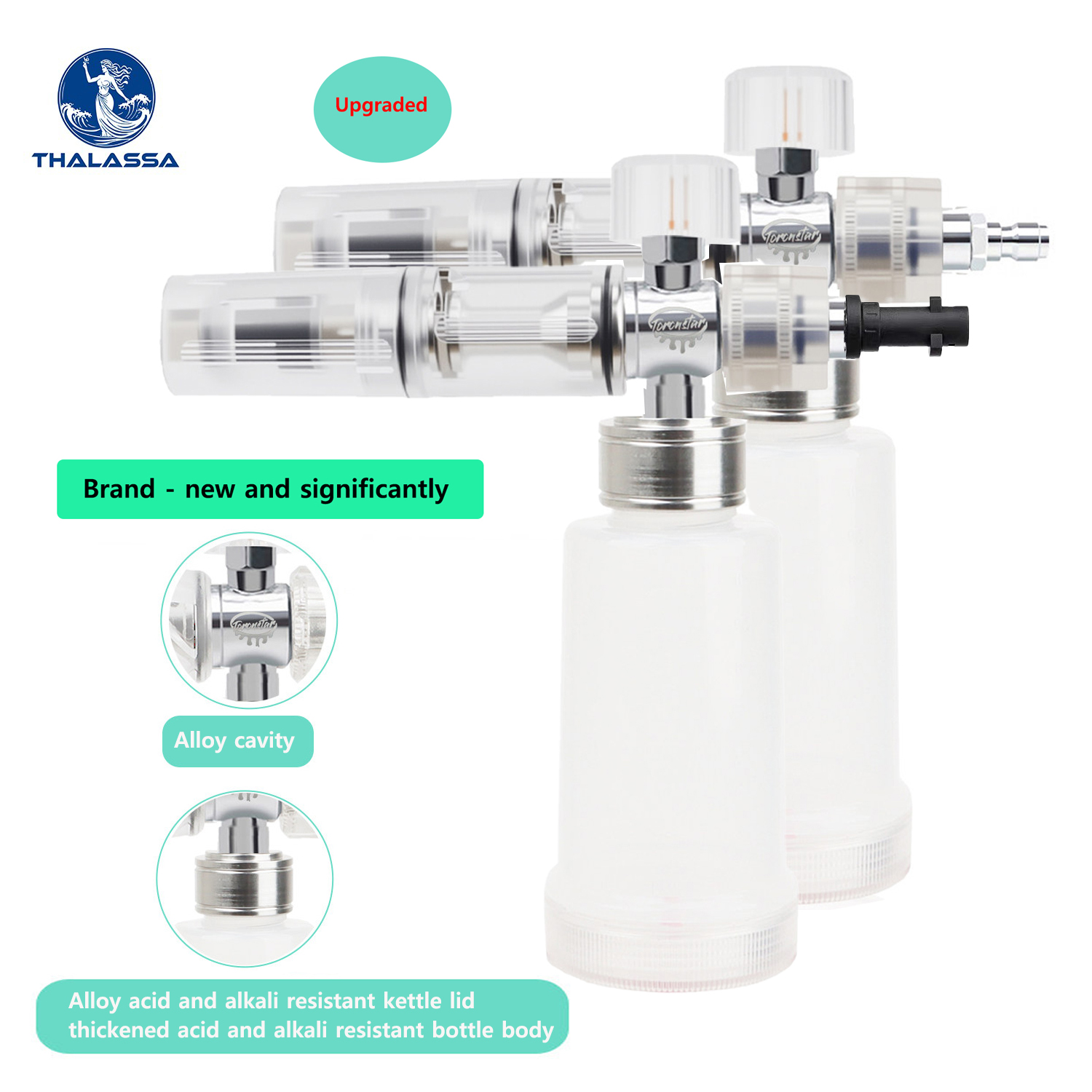 Foam Spray Gun Adjustable 100m - Pressure Washer Foam Gun 评论和价格