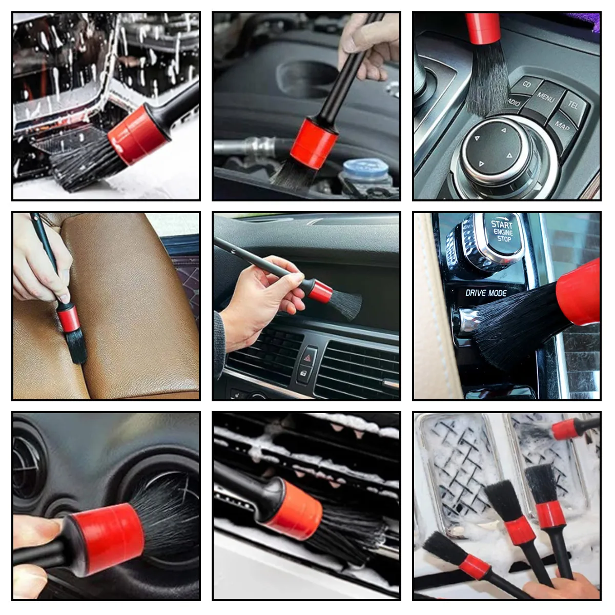 126-Piece Car Detail Cleaning  - Dirt Brush Interior 评论和价格