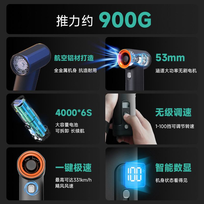 Industrial MAX Handheld Turbo  - Dryer Car Blower 评论和价格