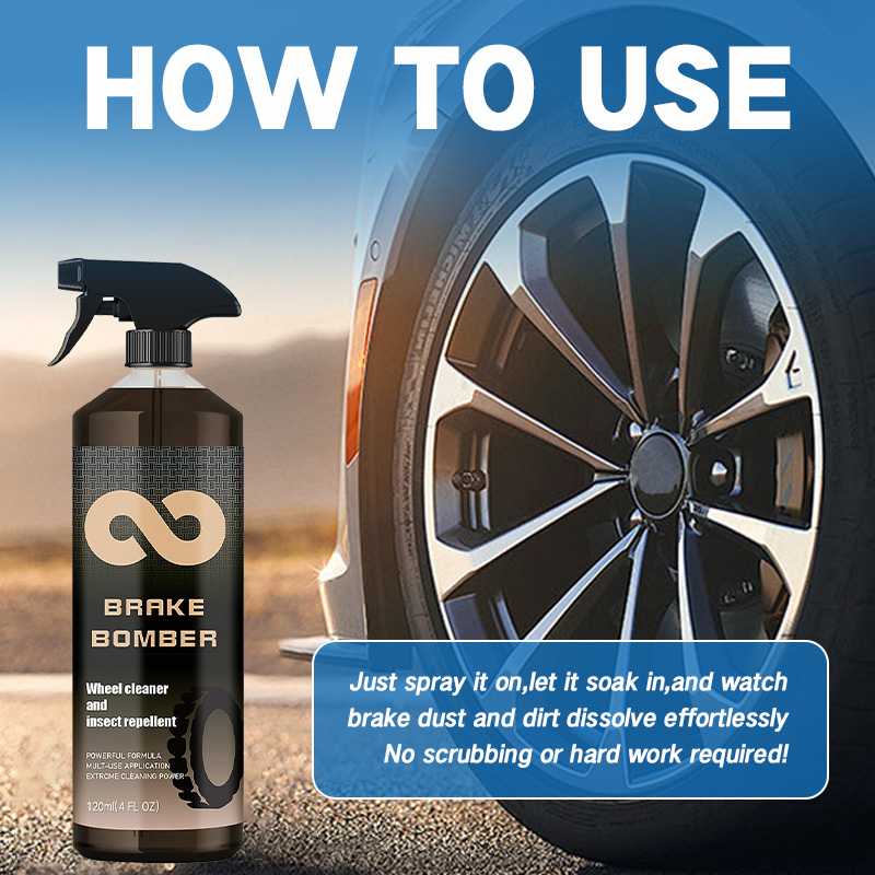 120ML Brake Bomber Car Hub Whe - Wheel Cleaner Alloy 评论和价格