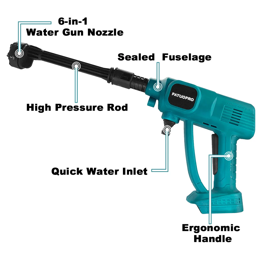 Cordless Car Washing Gun High  - Car Shampoo Ph 评论和价格