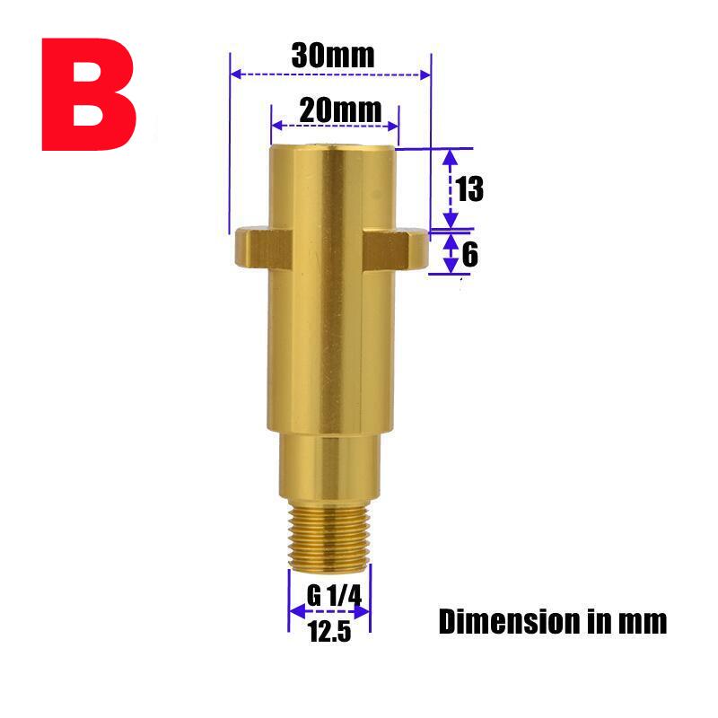 Nozzle Adaptor With G1/4 Male  - Foam Cannon Car Wash 评论和价格