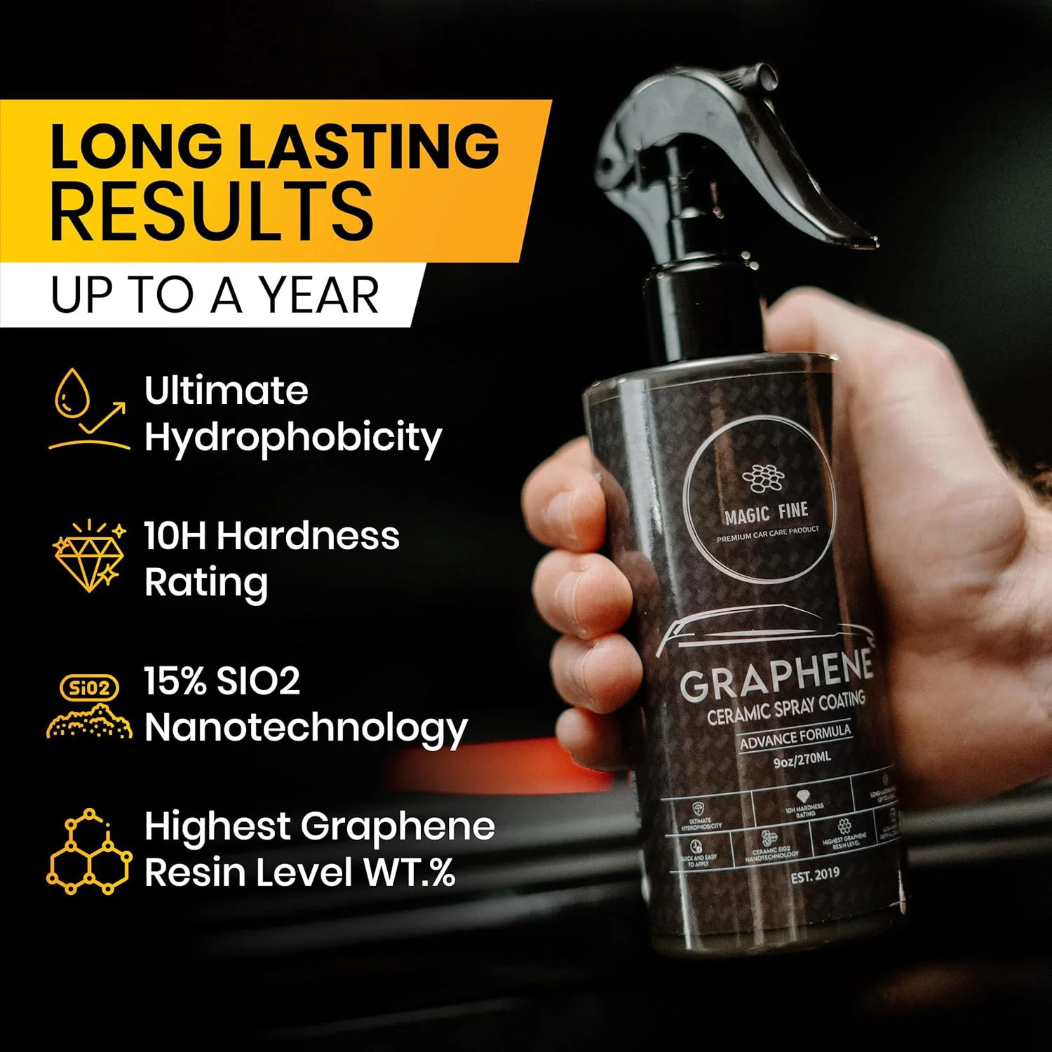 Graphene Ceramic Spray Coating - Car Wax Ceramic Coating 评论和价格