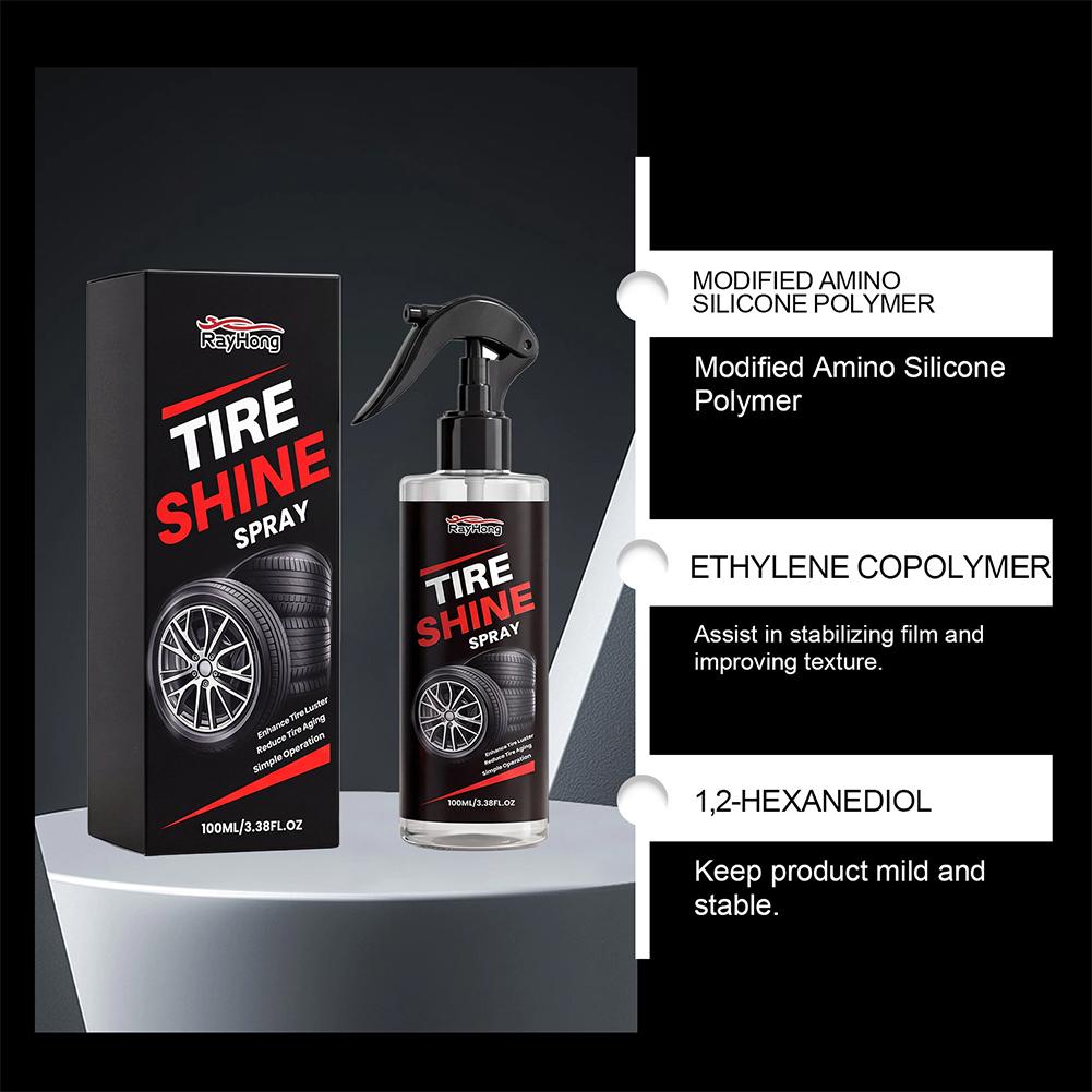 Tyre Gloss Tire Coating Spray  - Tire Shine Spray Sealant 评论和价格