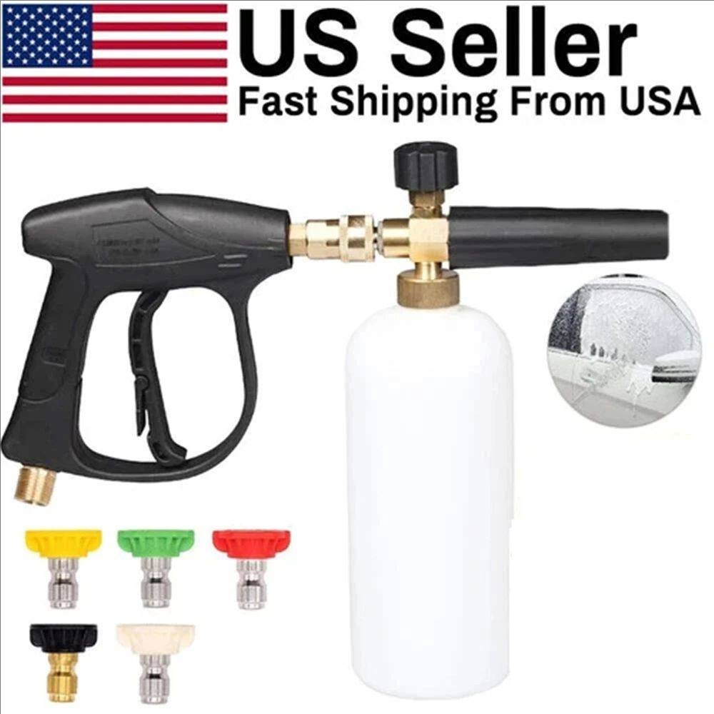 High Pressure Washer Gun+Snow  - Pressure Washer Foam Gun 评论和价格