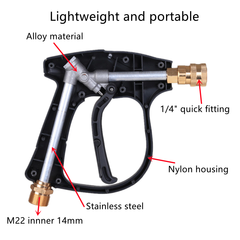 High Pressure Washer Gun+Snow  - Pressure Washer Foam Gun 评论和价格