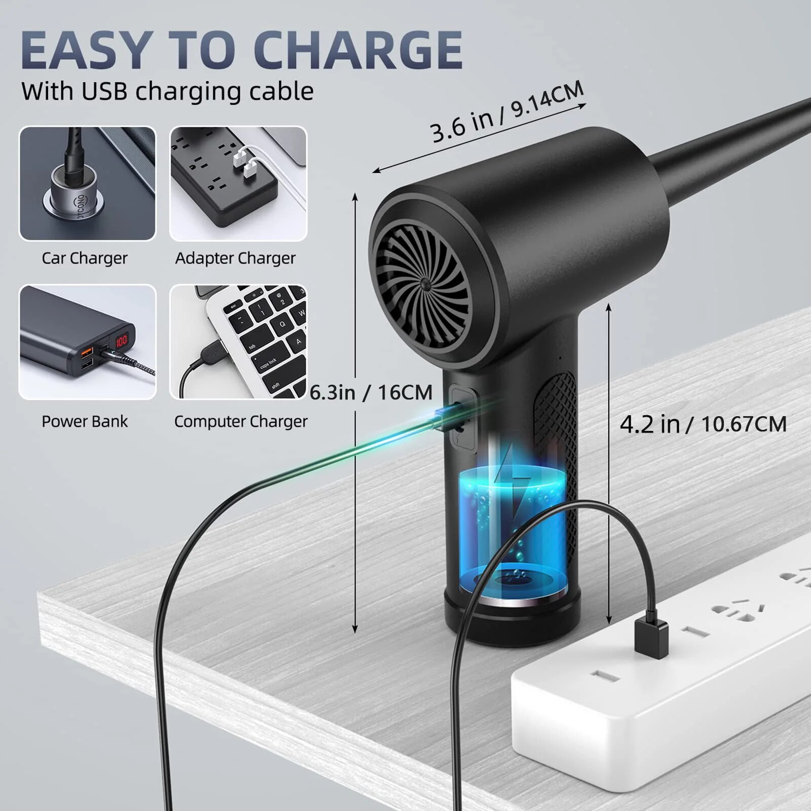 Compressed Air Duster Electric - Dryer Car Blower 评论和价格