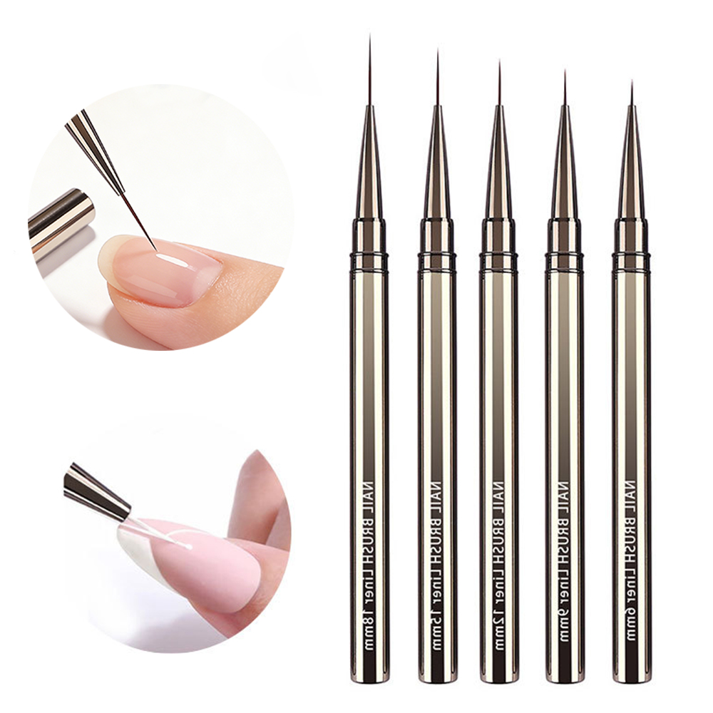 5-Piece Professional Nail Art  - Detailing Brush Set 评论和价格