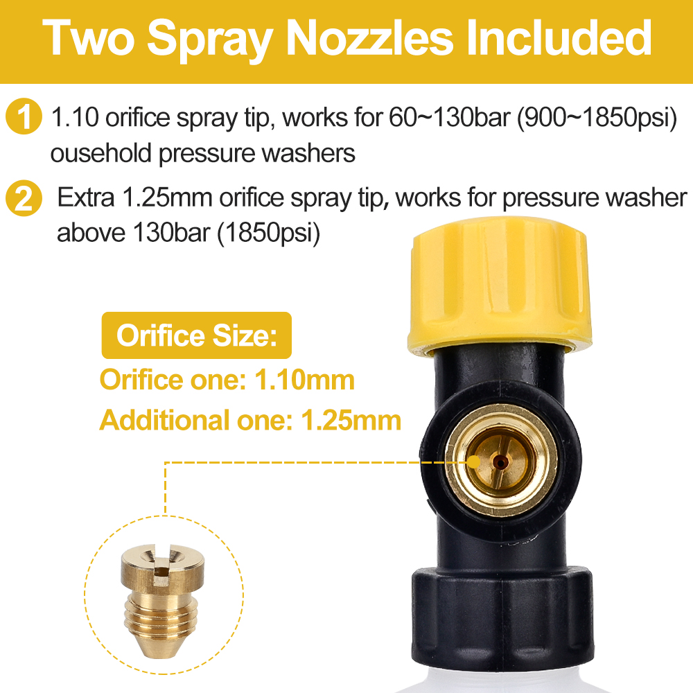 Pressure Washer Snow Foam Lanc - Pressure Washer Foam Gun 评论和价格