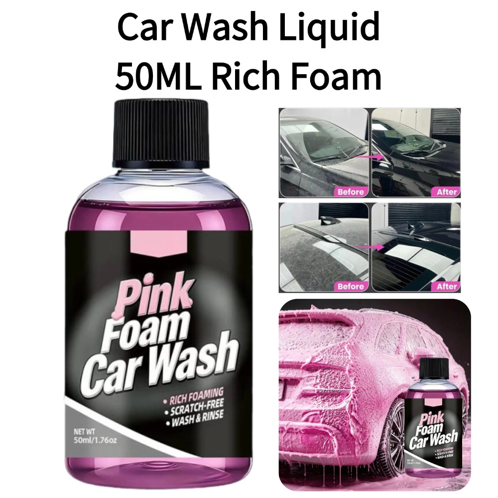 50ml Foam Car Wash Liquid Acti - Microfiber Towel Detailing 评论和价格