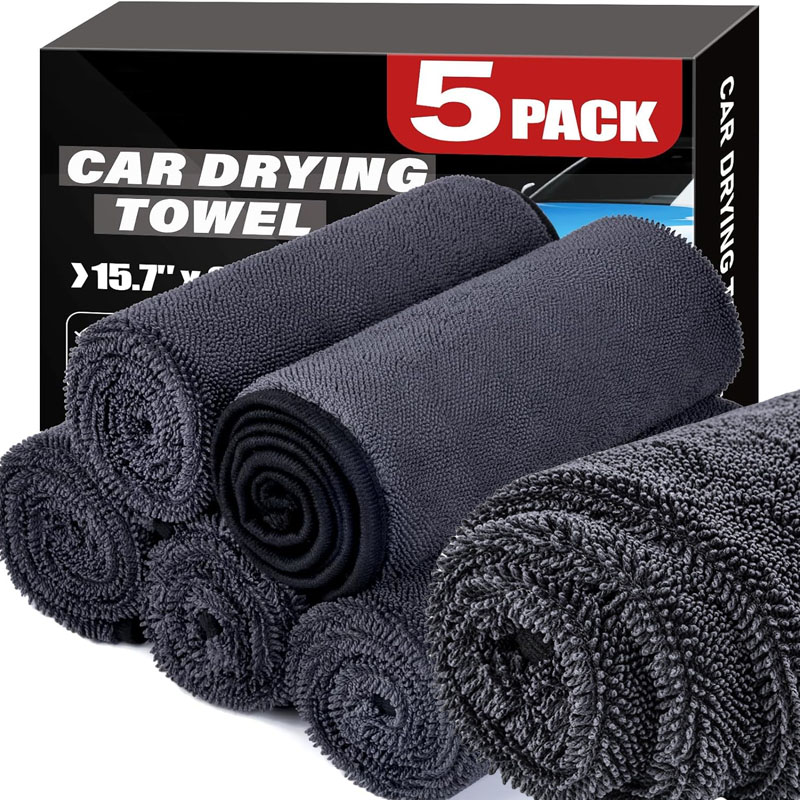 1/5pcs Heavy-Duty Car Towel 12 - Microfiber Towel Detailing 评论和价格