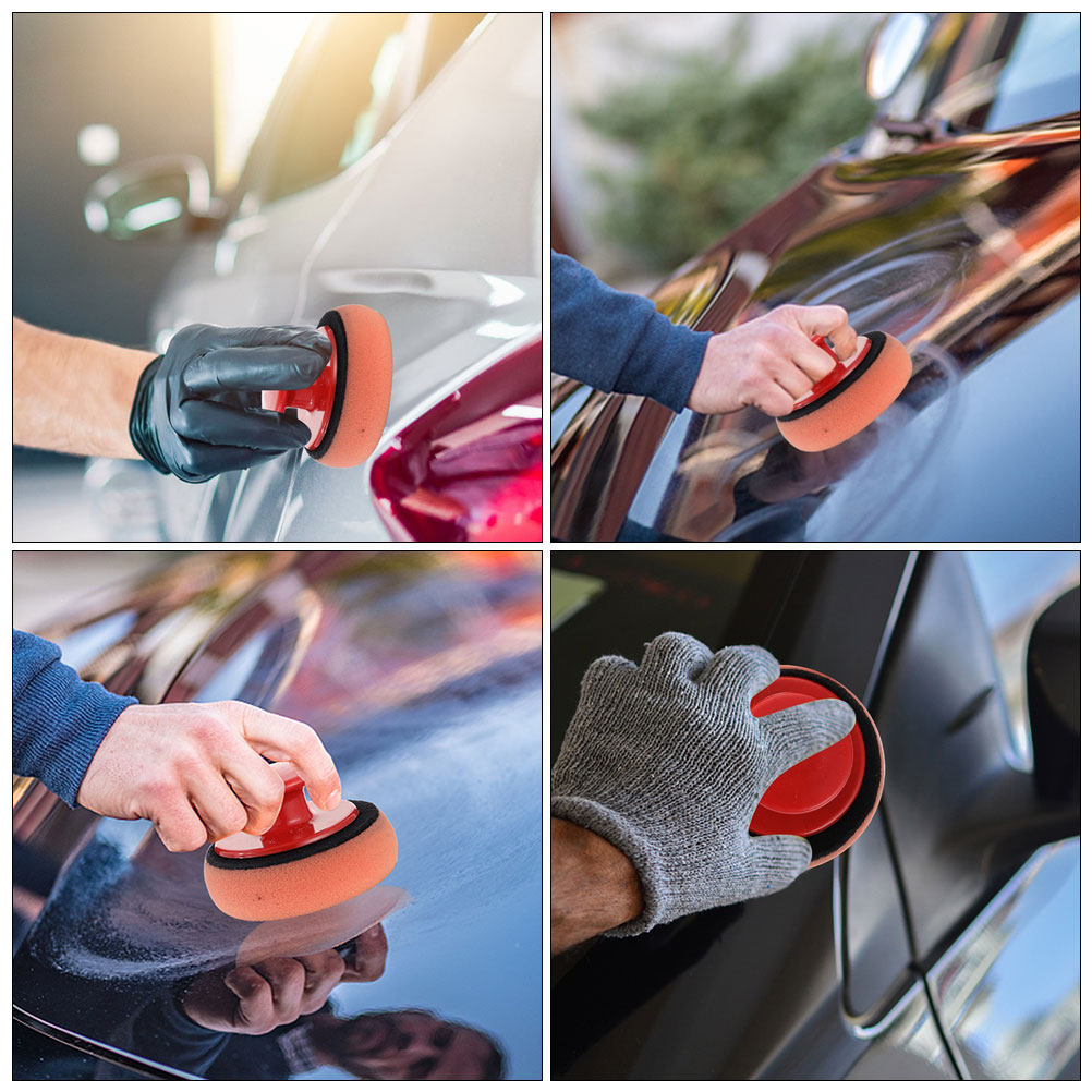 4-Piece Car Waxing Sponge Set  - Wax Applicator Pad 评论和价格