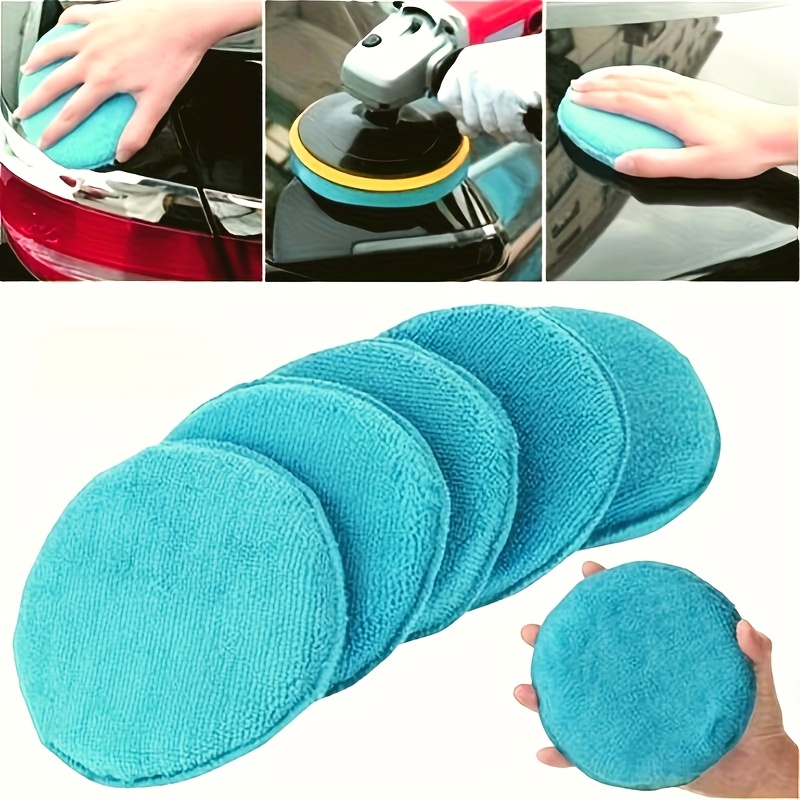 5pcs Ultra-Soft Microfiber Wax - Wax Applicator Pad 评论和价格