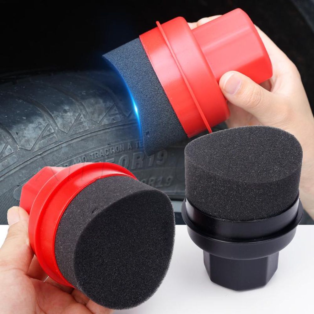 Curved Tire Polishing Sponge w - Wax Applicator Pad 评论和价格