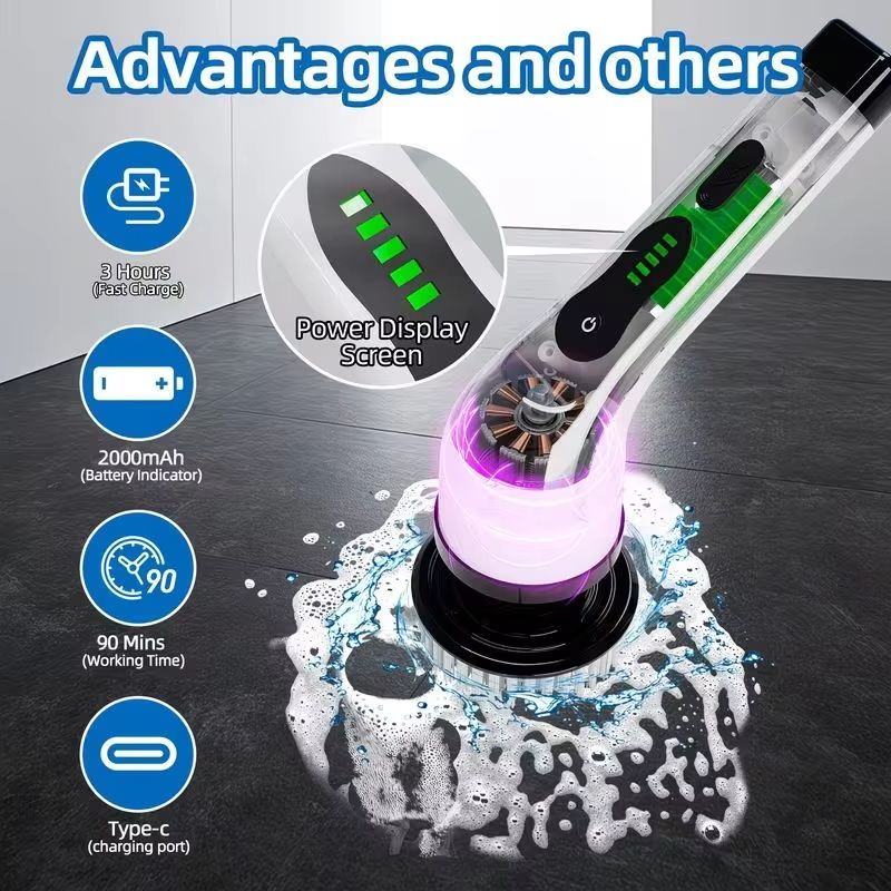 Wireless Electric Spin Scrubbe - Car Cleaning Brush 评论和价格