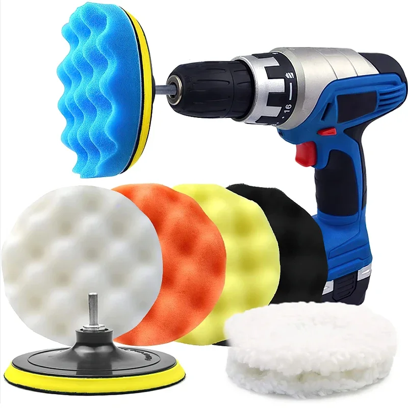 New 8Pcs Car Polishing Pads Ki - Polish Pad Set Buffer 评论和价格