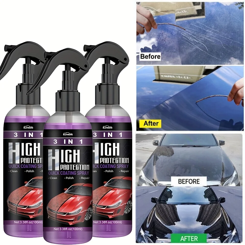 3 in 1 Car Ceramic Liquid Coat - Car Wax Ceramic Coating 评论和价格