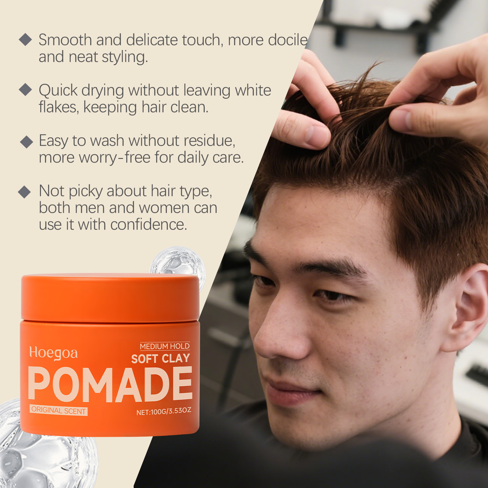 Original Hair Wax Long-Lasting - Clay Bar Lubricant 评论和价格