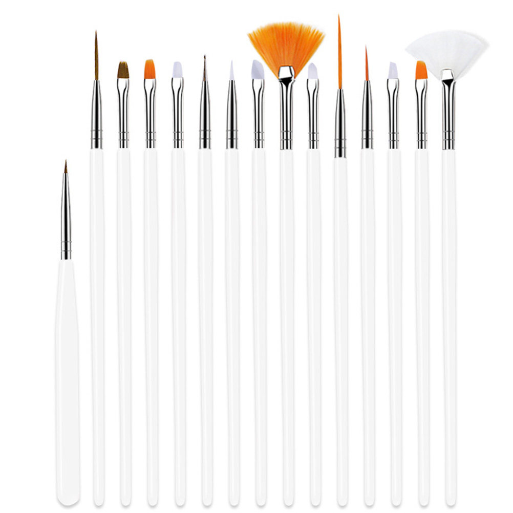 20Pcs Nail Art Pen Brush Set S - Detailing Brush Set 评论和价格