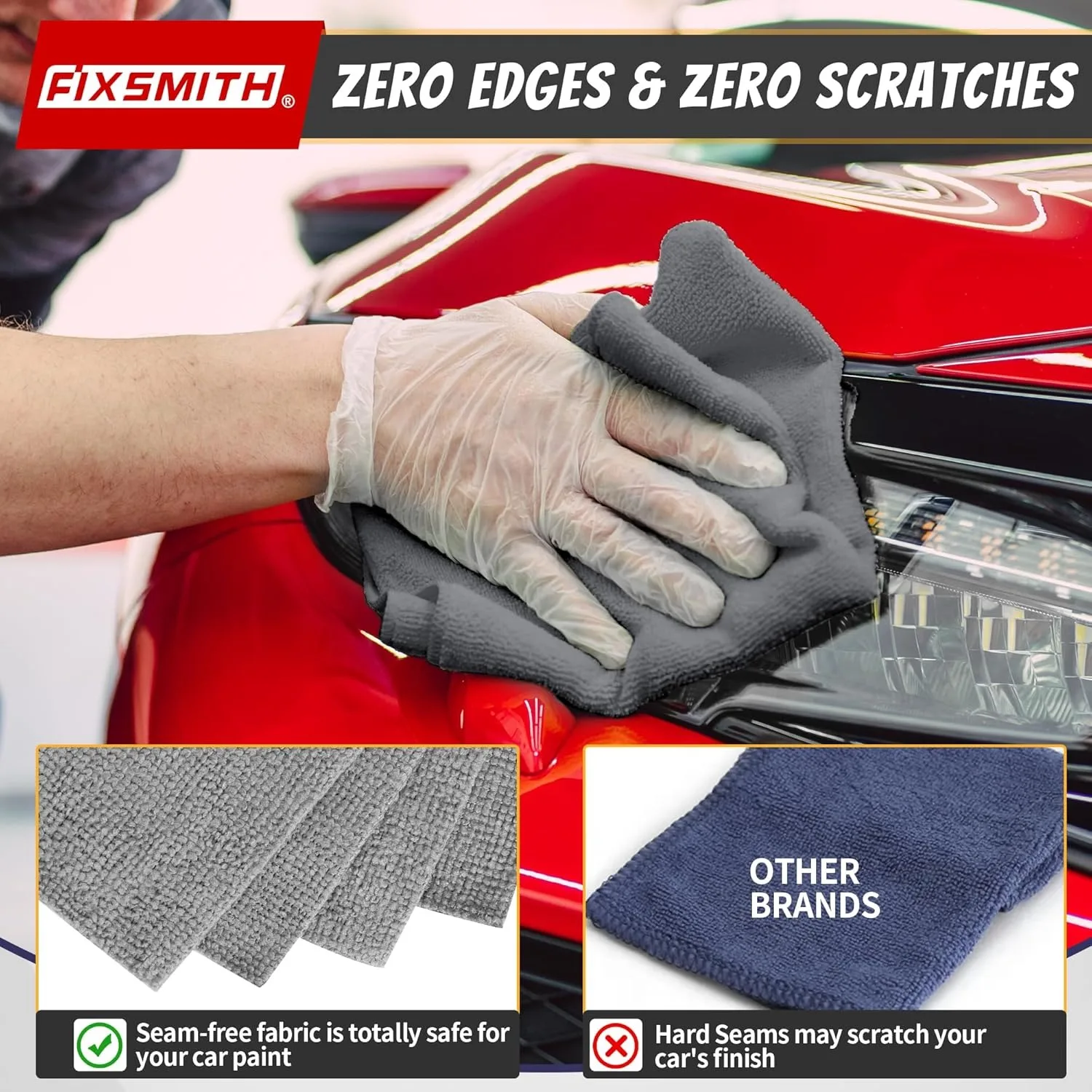 1/50pcs Microfiber Cleaning Cl - Microfiber Towel Detailing 评论和价格