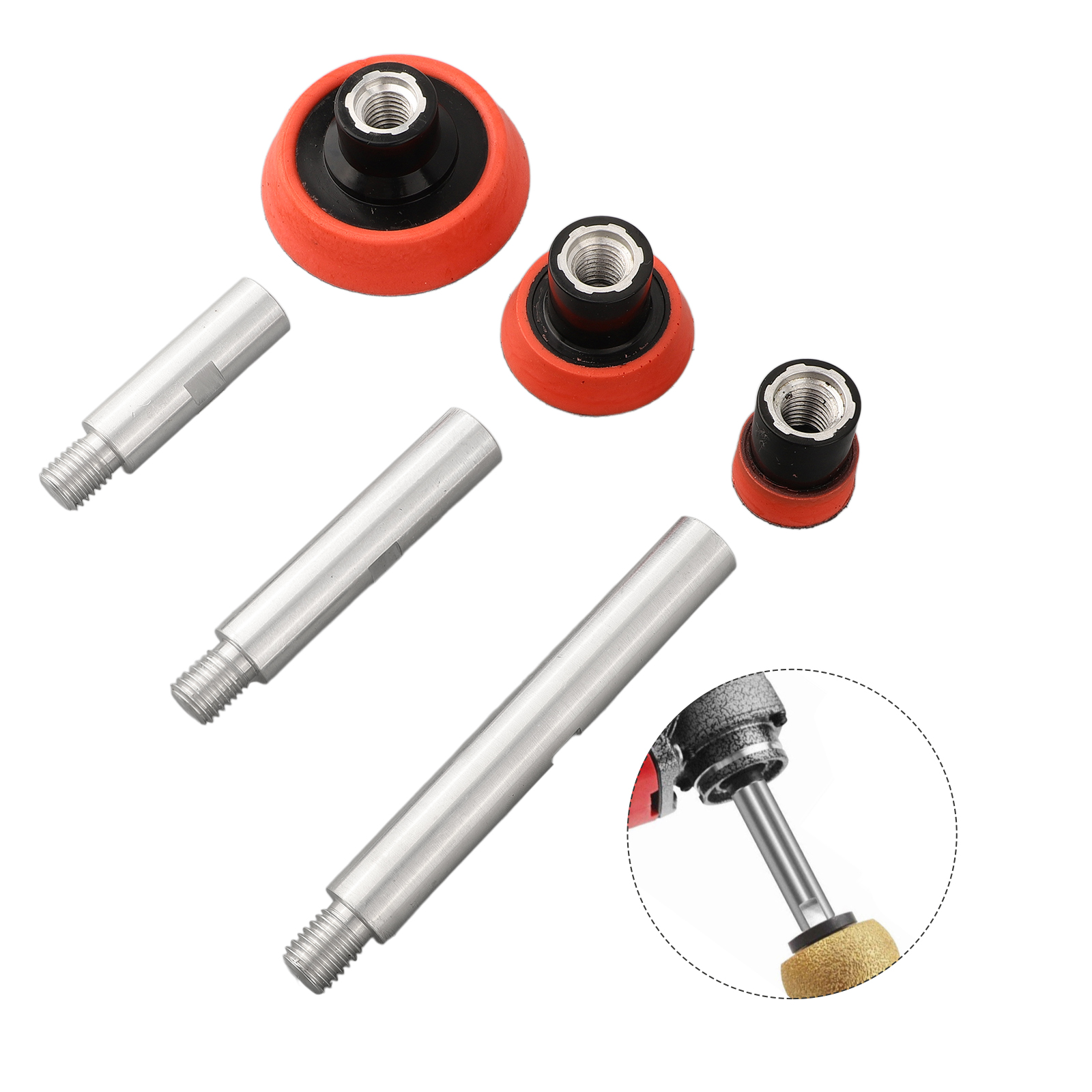 M14 Thread Polisher Extension  - Polish Pad Set Buffer 评论和价格