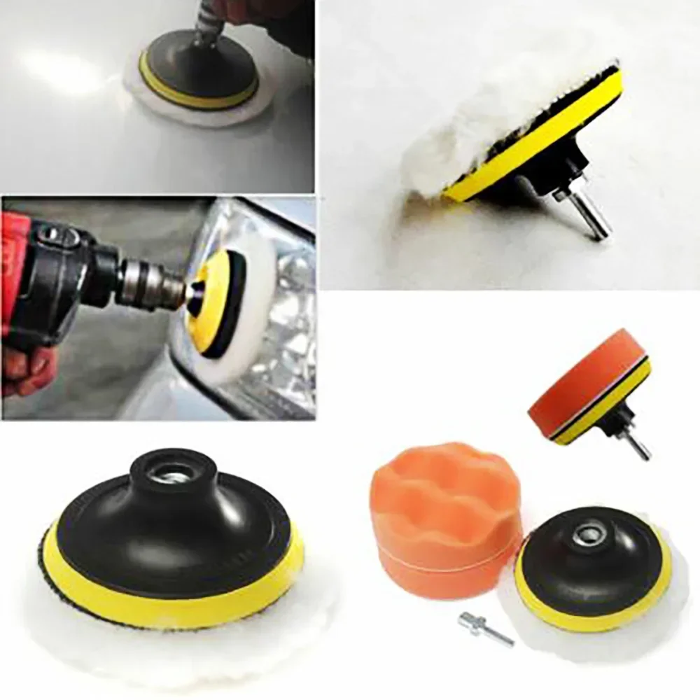 6Pcs Foam Pad Buffer Kit Polis - Polish Pad Set Buffer 评论和价格