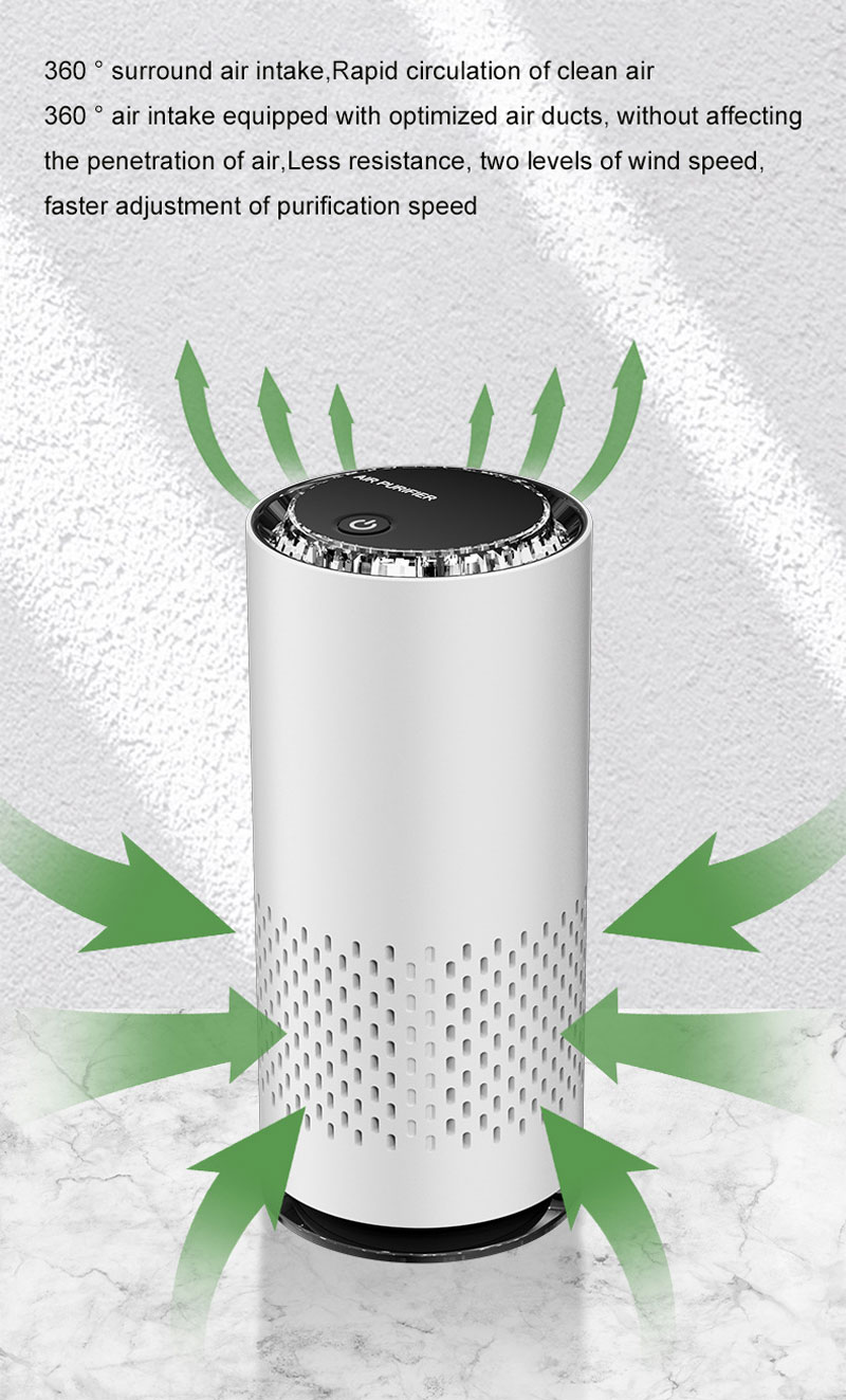USB Air Purifier HEPA Filter N - Odor Eliminator Car 评论和价格