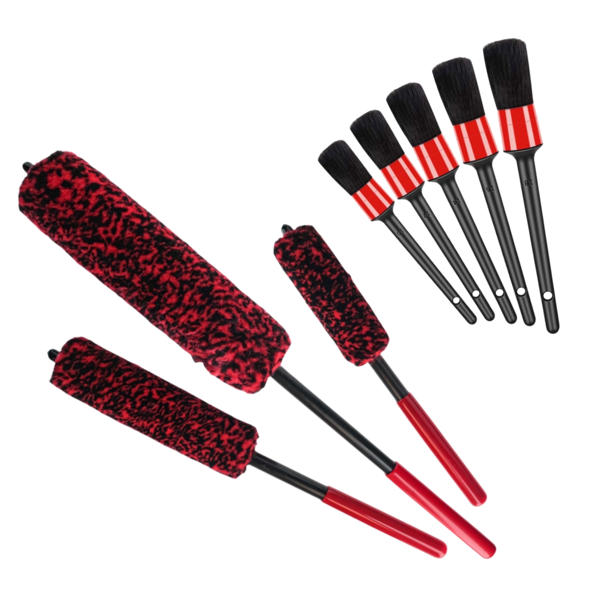 Auto Tire Wheel Detailing Brus - Interior Detailing Kit 评论和价格