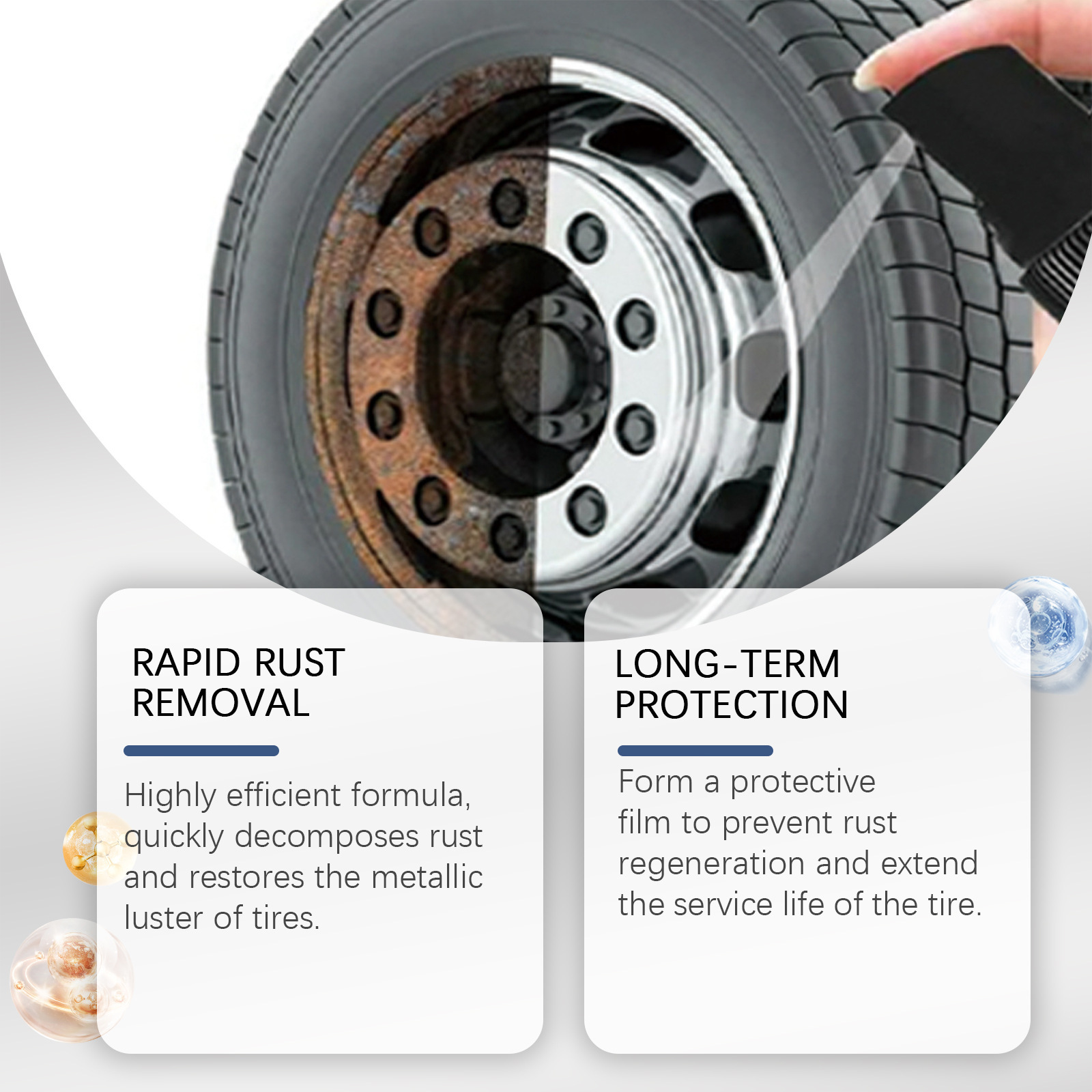 Car Wheel Iron Powder Rust Rem - Wheel Cleaner Alloy 评论和价格