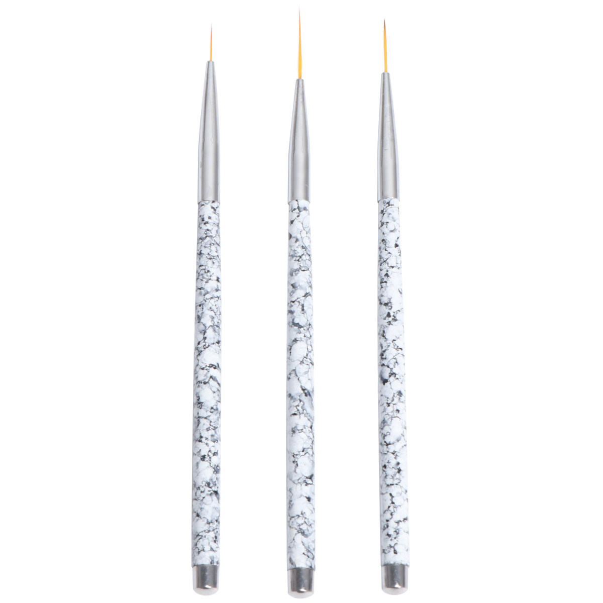 3Pcs Nail Art Liner Brush Set  - Detailing Brush Set 评论和价格